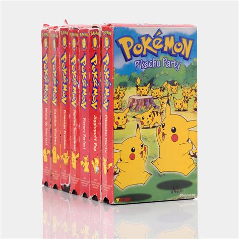 Pokémon 7 Vhs Tape Lot Retrospekt