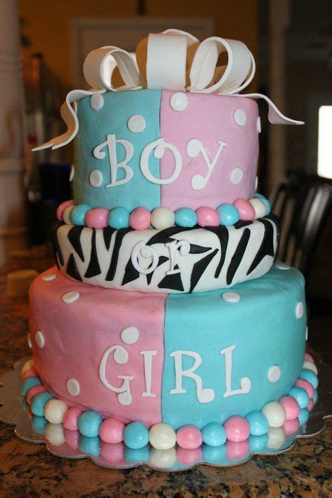 Candy buffet shower is a great idea considering the fact that your guests have the chance of arranging some of the sweetest things in the world, 'candies' for your baby. Gender Reveal Cake Ideas To Amaze Everyone - Tulamama