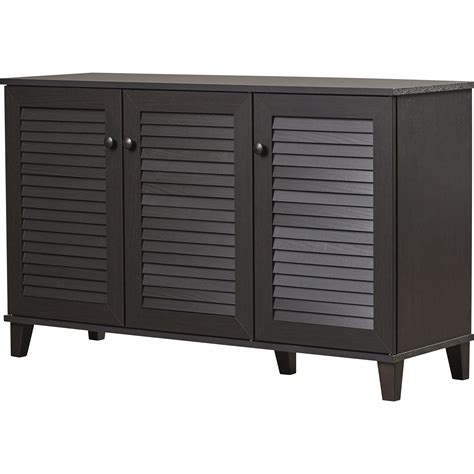 Two doors with 120 degree blum hidden hinges with snap on/off function for easy cleaning. Darby Home Co 3 Door Shoe Cabinet & Reviews | Wayfair