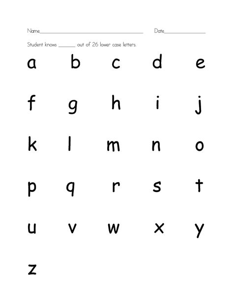 7 Best Images Of Printable Lower Case Abc List Free