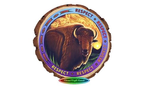 Seven Teachings Buffalo Respect Native America Wood Fridge Etsy