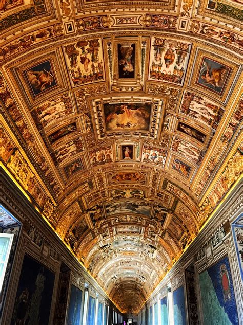 Part Of The Endless Ceiling Inside The Vatican Not One Of The Pictures