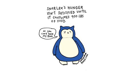 Snorlax Eats And Eats Until It Can Eat Some More Sad Pokemon Facts