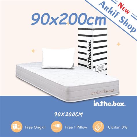 Jual Spring Bed Kasur In The Box Inthebox 90x200 Single Indonesiashopee Indonesia