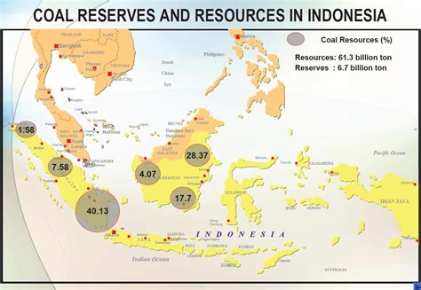 Peta Persebaran Batu Bara Di Indonesia