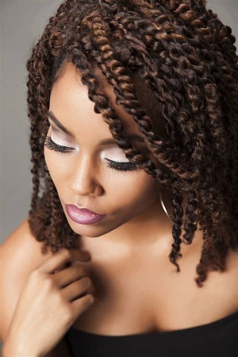 20 Cute Kinky Twist Hairstyles For Short Hair Ke