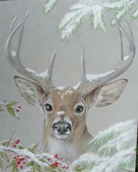 Deer Deer Painting Tole Painting Painting And Drawing Canvas Painting