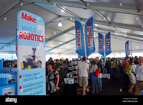 Maker Faire New York Hall Of Science Queens Nyc Stock Photo Alamy