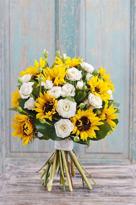 Sunflower Bouquets Summer Wedding Flowers Uk