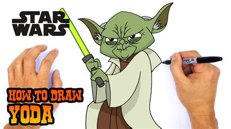 How To Draw Star Wars Yoda Youtube