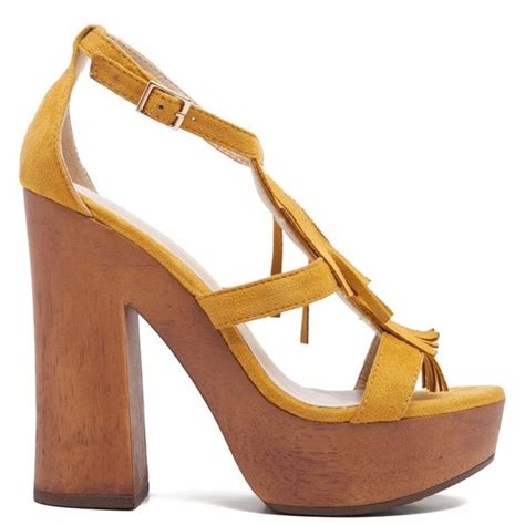 Yellow High Heel Sandal