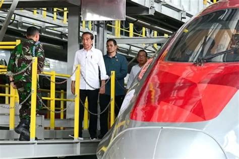 Jokowi Resmikan Kereta Cepat Ini Menandai Modernisasi Transportasi