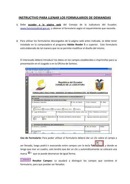 Formularios Para Llenar Actualizado Octubre