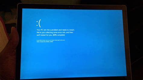Microsoft Surface Book Blue Screen Of Death Youtube