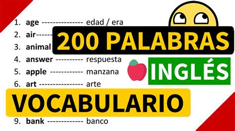 Palabras En Ingles Y Su Significado En Espanol Y Pronunciacion Palabras Español España