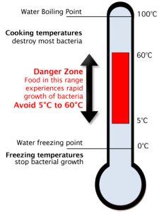 Minimum internal temperature & rest time. Temperature Danger Zone - Free Poster - OnSolution