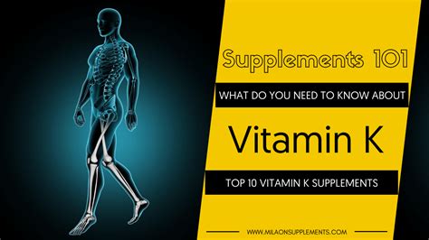 The other three are vitamins a,e, and d. Best Vitamin K Supplements: Top 10 Vitamin K Brands Reviewed