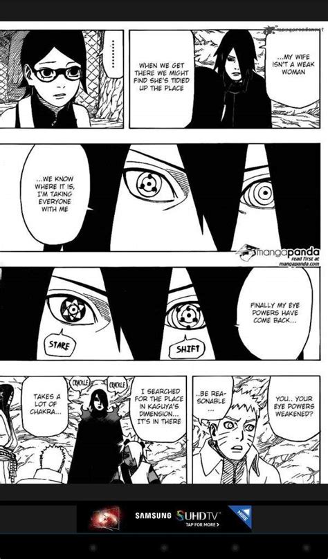Sasuke Awakens Ems Rinnegan Saradas Resolve Naruto Gaiden Chapter
