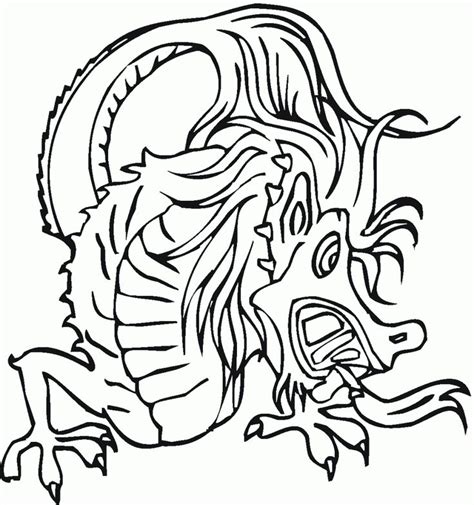 Dragon coloring pages can be easy that are used for kids and preschooler and these can be of advanced level that can be used for adults. Free Printable Chinese Dragon Coloring Pages For Kids di ...