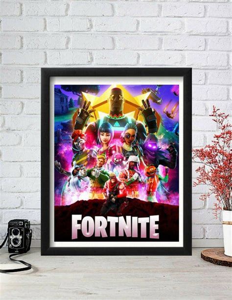 Fortnite Poster Fortnite Art Video Gameposter Fortnite Printable