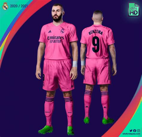 Real madrid have unveiled their new adidas away kit for the 2021/22 season, taking inspiration from madrid's artistic culture for the design. Away Kit del Real Madrid 2020 / 2021 | Kits for WePes