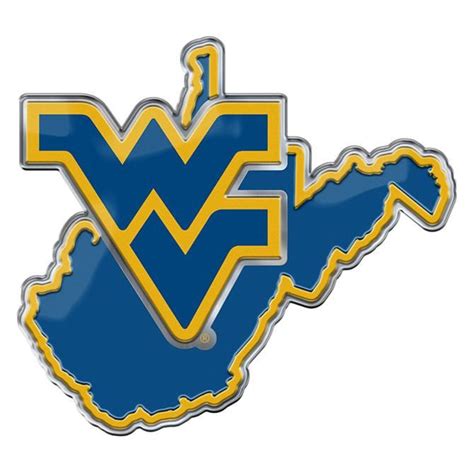 New West Virginia Mountaineers Auto Emblem Color Alternate Logo