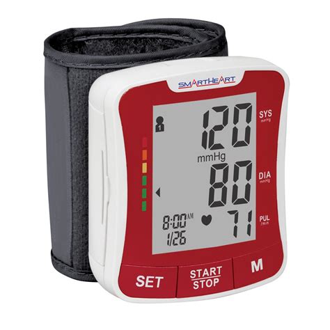Veridian 01518 Smartheart Digital Wrist Blood Pressure Monitor Amazon