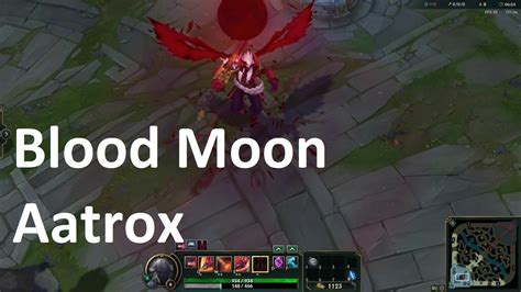 Blood Moon Aatrox Skin Spotlight League Of Legends Youtube