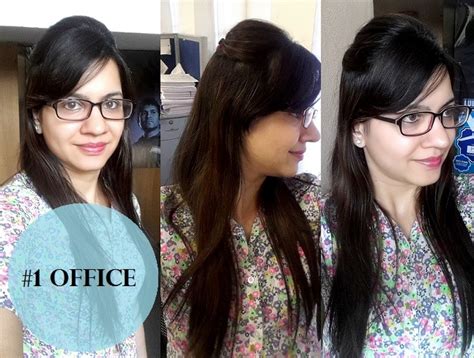 If you have got your hair straightened recently, and if the saree you plan to wear is simple and plain, then don't go overboard with your hairstyle. Top 4 Easy Hairstyles for Girls with Medium Hair: Office ...