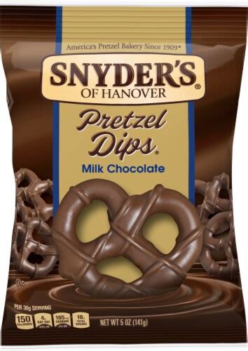 Snyders Of Hanover® Milk Chocolate Dipped Pretzels 5 Oz Harris Teeter