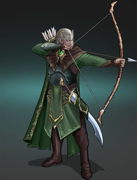 Artstation Elf Archer Nikita Develuk In 2020 Elf Warrior Fantasy