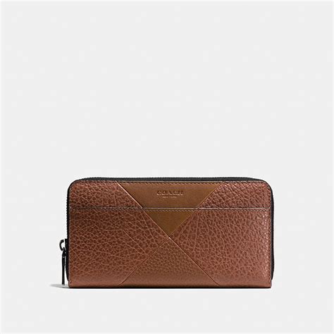 New and preowned, with safe shipping and easy returns. COACH Mens Wallets | Accordion Wallet In Patchwork Leather
