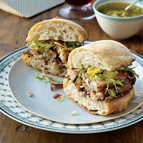 Crispy Pork Belly Sandwiches With Meyer Lemon Relish Recipe Rob Milliron