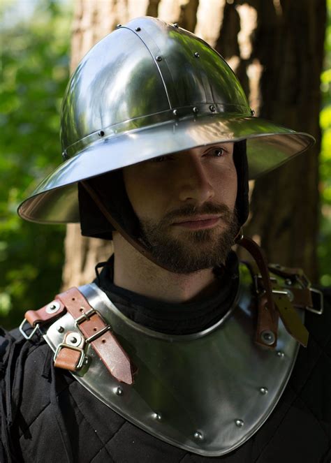 This Kettle Hat Is A Steel Helmet Inspired By Infantry Armour Used During The Middle Ages