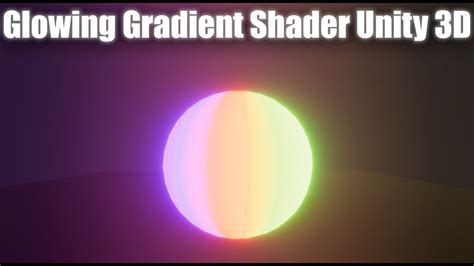 Unity Tutorial Glowing Texture With Shader Graph Hdrp Youtube
