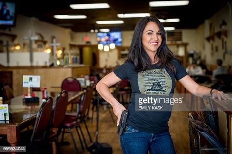 Owner Lauren Boebert Poses For A Portrait At Shooters Grill In Rifle
