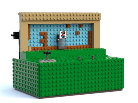 Lego Moc Motorized Arcade Game Lego Ideas By Thebananaman2018 Rebrickable Build With Lego