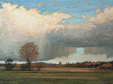 Moody Sky By Ken Faulks Landscape Paintings Landscape