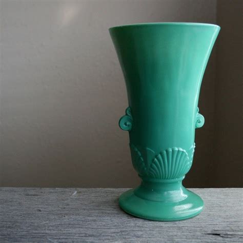 Vintage Sea Green Vase Etsy Green Vase Vintage Vases Vase