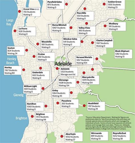 Printable Map Of Adelaide Suburbs Adams Printable Map