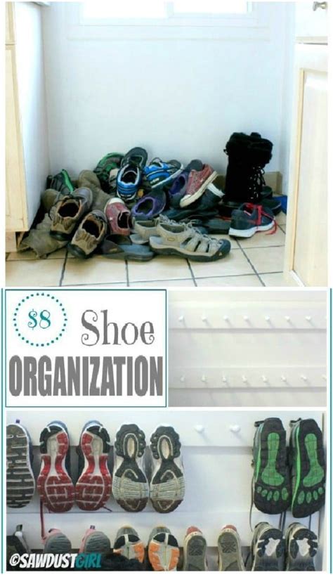 20 Outrageously Simple Diy Shoe Racks And Organizers Youll Want To