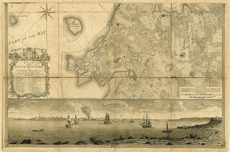 New York 1776 Ratzer Manhattan And Brooklyn Map Set