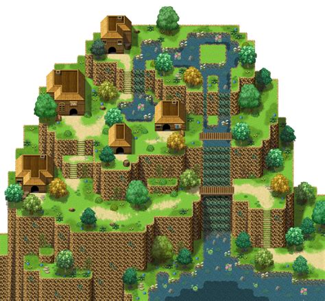 Rpg Village Tileset By Pita Pixel Art Games Pixel Art Landscape Images
