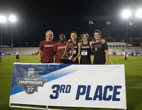 Stanford Athletics Stanford Mens Track And Field Takes 3rd Place At