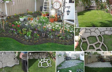 Diy Concrete Cobblestone Path Home Design Garden And Architecture Blog