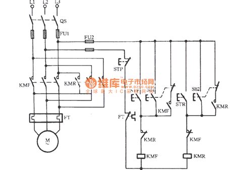 phase motor contactor interlock action  switching circuit relaycontrol control