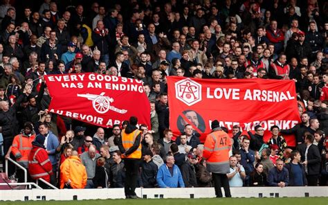 Arsenal Fans Time For Change Protest 10 Things They Want To See Happen