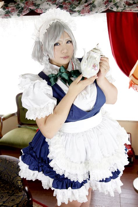 Chouzuki Maryou Izayoi Sakuya Touhou Silver Hair Highres 1girl
