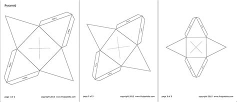 square pyramid template  printable templates coloring pages firstpalettecom