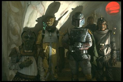 Return Of The Jedi Boba Fett In Jabba S Palace With Other Bounty Hunters Hi Res Image
